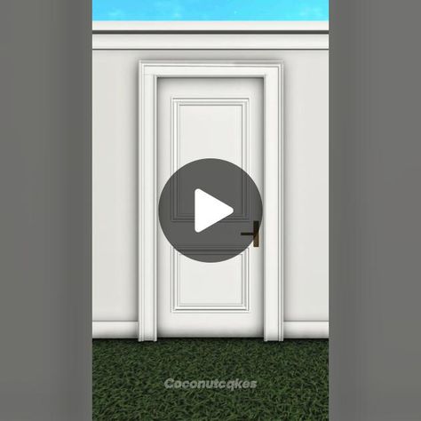 TikTok · 𝐉𝐨𝐫𝐝𝐲𝐧 ﾒ𝟶 Realistic Door Bloxburg, Door Bloxburg, Custom Door Bloxburg, Bloxburg Custom Door, Bookshelf Door, Front Door Decal, Screen Recording, Black Family, Door Decals