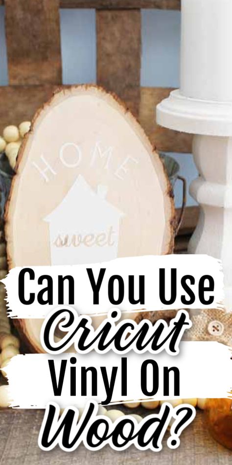 Everything you need to know about using Cricut vinyl on wood surfaces - painted and unpainted! #cricut #cricutcreated #wood #woodcrafts #crafting Cricut Vinyl On Wood, Vinyl On Wood, Design Alphabet, Easter Wood Crafts, Wood Craft Patterns, Using Cricut, Wooden Signs Diy, Diy Wood Signs, Christmas Wood Crafts