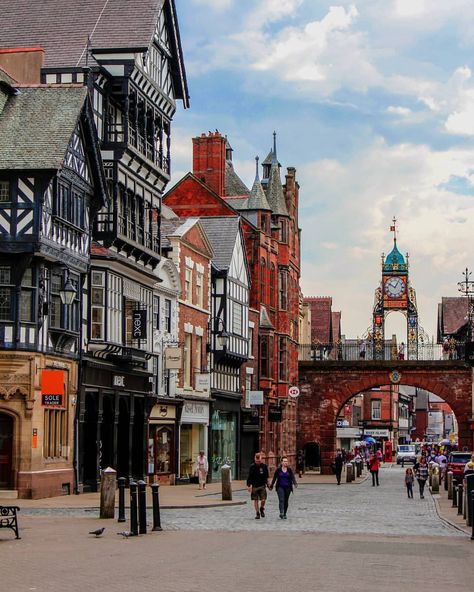 Another one from Lovely Chester 😍 I hope you have all had a great weekend! 😊 - - - #chester #chestercity #cheshire #city #streets #england… Chester England, Chester City, Chester Cathedral, England Aesthetic, The Artist's Way, Travel 2024, Visiting England, Walled City, 2025 Vision