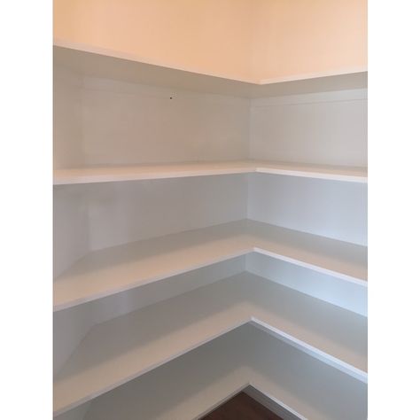 Product Image 2 Melamine Shelving, Wood Closet Shelves, Pantry Renovation, Wall Mounted Shelving, Pantry Closet Design, Garage Organization Systems, Franklin Homes, Wood Closet, Laminate Wall