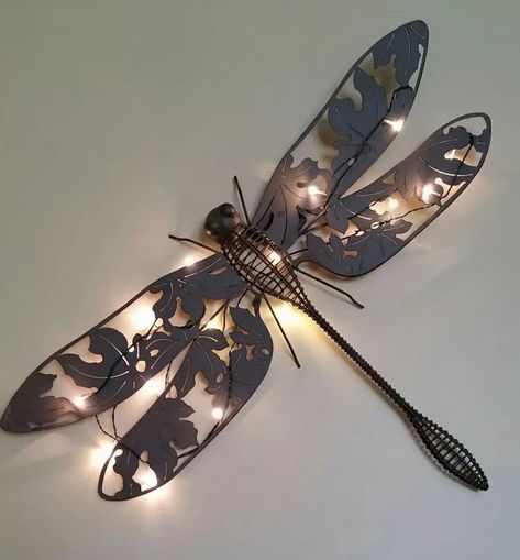 Room Decor Stars, Dragonfly Quotes, Steampunk Crafts, Dragonfly Decor, Dragonfly Dreams, Dragonfly Jewelry, Dragonfly Art, Dragonfly Tattoo, Metal Yard Art