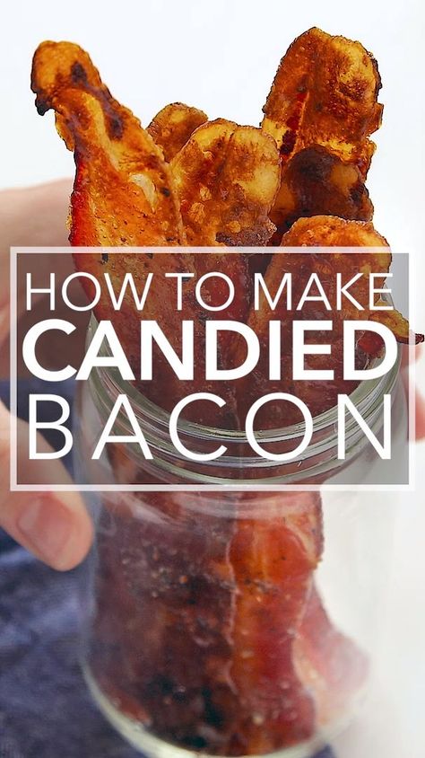 Bacon Ideas Snacks, Candied Bacon Air Fryer, Millionaire Bacon Recipe, Million Dollar Bacon, Candied Bacon Recipe, Rub Seasoning, Brown Sugar Bacon, Bacon Appetizers, Baked Bacon