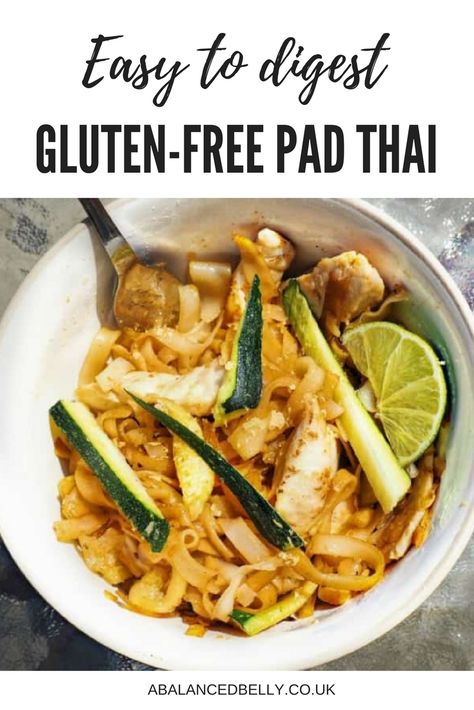 Gluten Free Pad Thai Sauce, Gluten Free Pad See Ew, Easy Gluten Free Pad Thai, Low Fodmap Pad Thai, Vegetable Pad Thai Recipe, Gluten Free Pad Thai, Ibs Friendly Food, Pad Thai Recipe, Low Fodmap Recipes