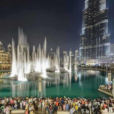 The Dubai Fountain The Dubai Fountain, Dubai Fountain, Fake Story, Dubai Uae, Water Fountain, Abu Dhabi, Marina Bay Sands, Travel Guide, Dubai