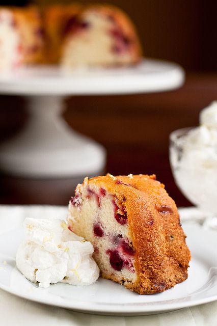 Cream Cheese-Cranberry Cake | Confections of a Foodie Bride Cream Cheese Bundt Cake, Cake And Ice Cream, Cranberry Cream Cheese, Cranberry Relish, Holiday Dessert Recipes, A Piece Of Cake, Piece Of Cake, Bundt Cake, Large Bowl