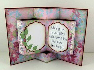 Pop-Up Book Card Tutorial - Splitcoaststampers Book Fold Card, Pop Up Christmas Cards, Pop Out Cards, 3d Templates, Tarjetas Pop Up, Card Folds, Fun Folds, Step Cards, Interactive Cards