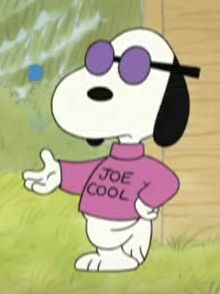 Joe Cool is one of Snoopy's alter-egos, which first appeared in the Peanuts comic strip from May... Snoopy, Wallpapers, Snoopy Pfp, Joe Cool Snoopy, Cool Snoopy, Peanuts Comic Strip, Joe Cool, The Peanuts, Comic Strip