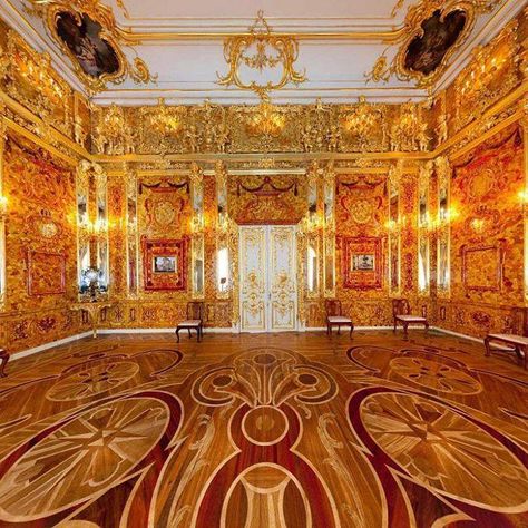 Amber room at Katherine Palace, St. Petersburg Russia Charlottenburg Palace, Amber Room, Palace Interior, Winter Palace, Peter The Great, Catherine The Great, St Petersburg Russia, Petersburg Russia, Royal Palace