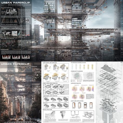 Project by Haoru Dai, Weitong Zhao, Zhengzheng Wang, Tianjiao Li, Wenqing Qi, Jiabao Chen – Honorable Mention in 2023 edition of Skyscraper Competition organised by eVolo Magazine! #eVolo #eVoloMagazine #skyscrapercompetition2023 #winners #results #architecture #architecturecompetition #architecturestudent #competition #architectureproject #youngarchitects #archdaily #competitionsarchi Plate Architecture, Evolo Skyscraper, Vertical Architecture, Design Board Layout, Speculative Architecture, Natural Architecture, Architecture Competition, Urban Landscape Design, Architecture Presentation Board