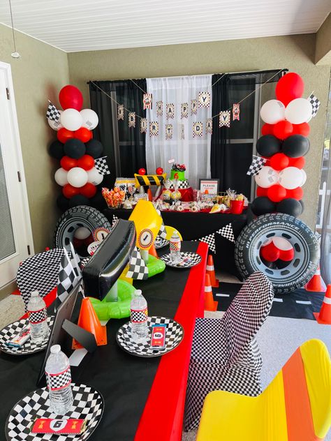 Boys parties, ATV,4 wheeler,raceway,6th birthday Atv Themed Birthday Party, 4 Wheeler Birthday Party Decorations, Four Wheeler Birthday Party Decorations, 4wheeler Birthday Party Ideas, Wheelies And Donuts Birthday, Quad Birthday Party, Atv Birthday Party Ideas, Four Wheeler Birthday Party, 4 Wheeler Birthday Party