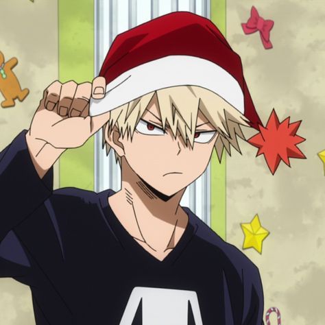 Boku no Hero Academia Bakugou Manga, I Need Friends, Anime Christmas, Best Hero, Christmas Icons, Hero Academia Characters, Funny Anime Pics, Cute Anime Guys, An Anime