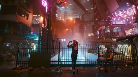 Cyberpunk 2077's expansion arrives next year and it's hit 18 million sales to date. Cyberpunk 2077 Wallpapers, Cyberpunk Bar, Magical Realism Books, Story Mood Board, Spiderverse Dr, Cd Project, Volvo Bus, Electric Sheep, Sucker Punch