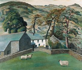 Dora Carrington, Watendlath Farm, Cumberland Dora Carrington, Tin Foil Art, Women Painters, British Landscape, Vanessa Bell, Bloomsbury Group, Canvas Art Projects, Women Artists, English Art