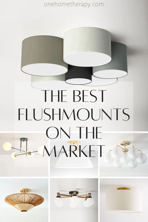 Decorative Flush Mount Lighting, Powder Room Lighting Ceiling, Flush Kitchen Lighting Fixtures, Flat Light Fixture Ceilings, Ceiling Lights Ideas Living Room, Light For Living Room Ceiling Modern, Fake Ceiling Light, Flushmount Entry Light, Flush Mount Ceiling Lights Dining Room