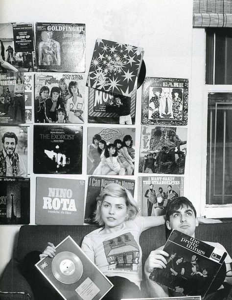 Debbie Harry and Chris Stein at home in NYC Chris Stein, Dj Room, Deborah Harry, Dangerous Minds, Blondie Debbie Harry, Punk Scene, Rock N’roll, Debbie Harry, The Exorcist