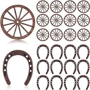 Western Table Centerpieces, Rodeo Decorations, Cowgirl Birthday Party Decorations, Wheel Crafts, Wagon Wheel Decor, Western Table, Bulk Party Favors, Cowgirl Birthday Party, Western Theme Party