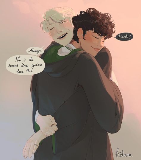 Bhavna on Instagram: “Albus be like “pls hold me, ur my emotional support Malfoy-boy” #scorbus #scorbusfanart #harrypotter #harrypotterfanart #thecursedchild #cursedchild  #slytherin #hogwarts #albuspotter #scorpiusmalfoy Scorpius And Albus Fanart, Harry Potter Curses, Scorpius And Albus, Harry Potter Cursed Child, Albus Severus Potter, Harry Potter Next Generation, Harry Potter New, Harry Draco, Gay Harry Potter