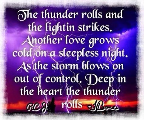 Thunder Rolls - Garth Brooks Country Song Quotes, Song Words, Garth Brooks, Country Artists, Country Songs, Just Lyrics, Sleepless Nights, Song Quotes, Music Lyrics