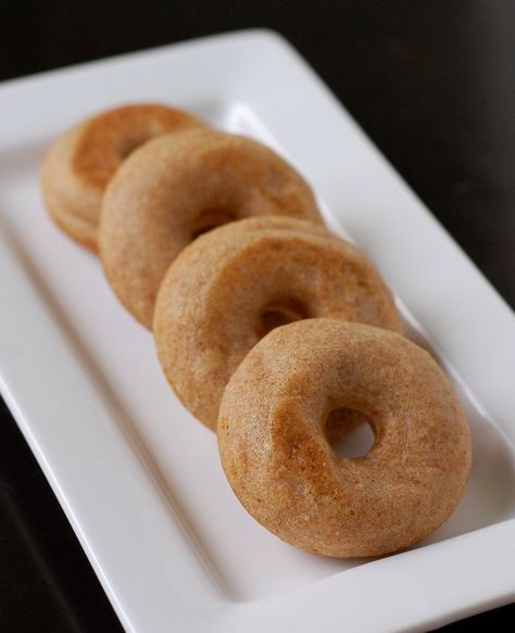 REAL FOOD Donuts  Perfect treat & can freeze for later.  Boys loved them! Donut Maker Recipes, Mini Donuts Maker, 100 Days Of Real Food, Donut Maker, Fresh Fruit Recipes, Pumpkin Waffles, Waffles Maker, Baked Donuts, Mini Donuts