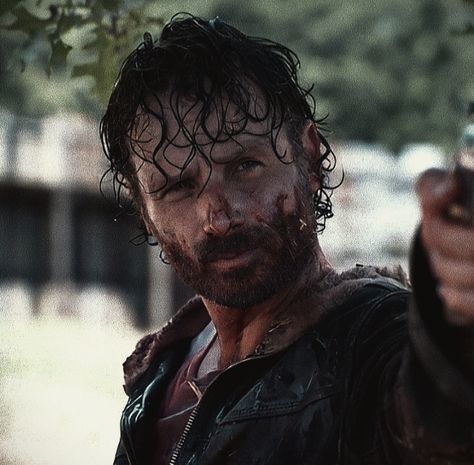 The Walking Dead Rick Grimes, A Man, Hair