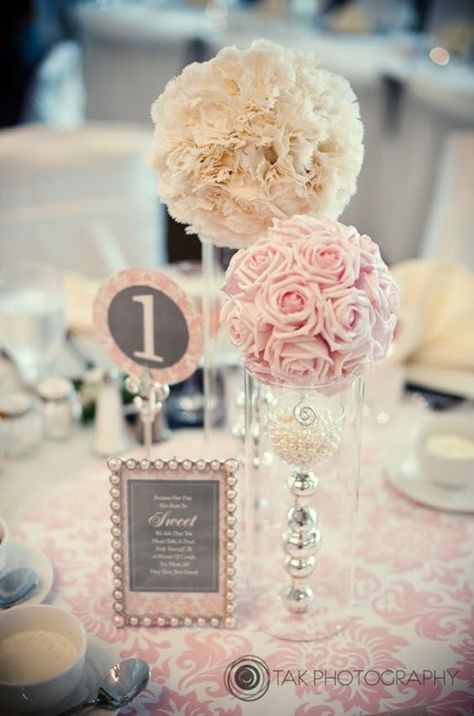 Brace yourself for five DIY Quinceanera centerpieces that are affordable, fast and easy to create! - See more at: http://www.quinceanera.com/decorations-themes/easy-diy-quinceanera-centerpieces/?utm_source=pinterest&utm_medium=social&utm_campaign=article-121515-decorations-theme-easy-diy-quinceanera-centerpieces#sthash.P6tKVA17.dpuf Quinceanera Centerpieces, Deco Rose, Wedding Inspirations, Pink Wedding, Wedding Wire, Place Cards, The Table, Quinceanera, Unique Weddings