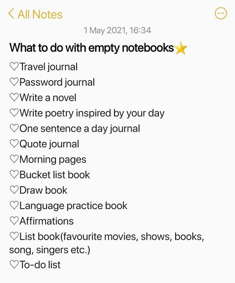 How To Fill A Journal Ideas, What To Put In My Notebook, Stuff To Do In Notebooks, Things To Do With Blank Notebooks, Ideas For Notebooks Writing, Things You Can Write In Your Diary, Stuff To Write In Your Notebook, Things To Write Down In A Notebook, How To Use Empty Notebooks