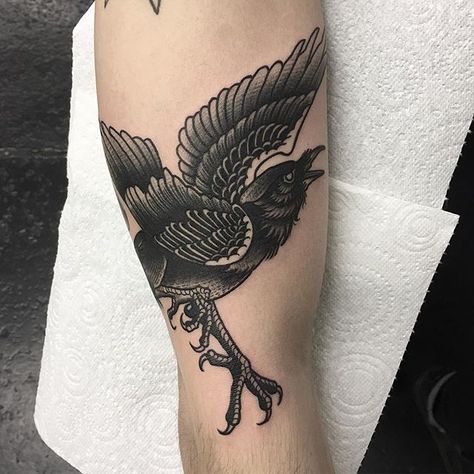 SCOTT MOVE Grunge Tats, Coverup Ideas, Crow Tattoo Design, Traditional Tattoo Inspiration, Black Bird Tattoo, Crow Tattoo, Flash Tattoo Designs, Raven Tattoo, Fire Tattoo