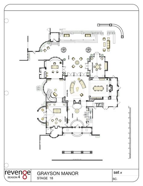 Grayson Manor, Manor Floor Plan, Floor Plan, Revenge, The Hamptons, Floor Plans, Fan Art, How To Plan