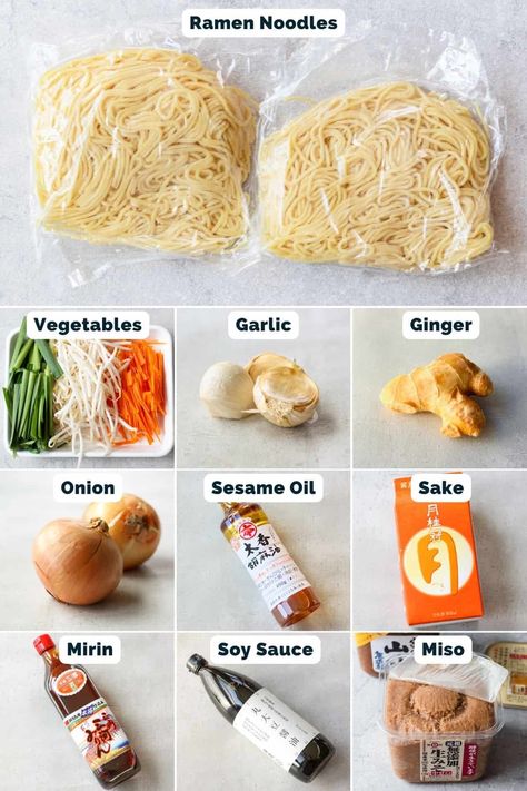 If you enjoy ramen, prepare this delightful bowl of vegetarian miso ramen in just 20 minutes to fulfill your cravings for a flavorful meal! Ramen Noodles Homemade, Quick And Easy Asian Dinner Recipes, Ramen Recipes Soup, Cheap Ramen Recipes, Creamy Ramen Recipes, Instant Ramen Aesthetic, Diy Instant Ramen, Rice Ramen Recipes, Make Ramen Better