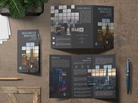 Tri Fold Brochure Design, Buildings Sketch Architecture, Fold Brochure Design, Architecture Brochures, Brochure Design Creative, Instagram Design Creative, Brochure Ideas, Trifold Brochure Design, Best Architecture