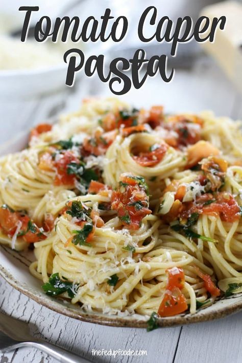 Clean Eating Vegetarian Recipes, Clean Eating Vegetarian, Best Pasta Recipes, Garlic Olive Oil, Pasta Dinner Recipes, Healthy Pasta Recipes, Healthy Comfort Food, Healthy Pastas, Fresh Tomatoes