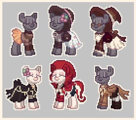 Ideas for clothes in pony town Poni Town, Ponytown Ideas, Pony Games, Pony Creator, Town Outfits, Outfit Ideas For Church, Town Ideas, Pony Town, Mlp Pony