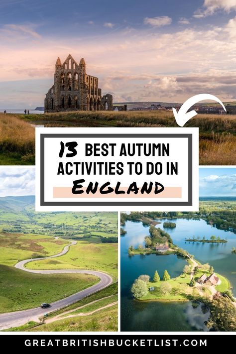 From hiking in the Peak District to seeing the autumn colours change at Westonbirt Arboretum, these are the best things to do in England in autumn. #england #englandinautumn #thingstodoinenglandinautumn #placestovisitinenglandinautumn #whattodoinenglandinautumn #autumninengland #englandguide #englandautumnguide Autumn In England, Westonbirt Arboretum, Autumn England, Things To Do In England, Places To Visit In England, England Travel Guide, Cotswold Villages, Visiting England, Autumn Colours