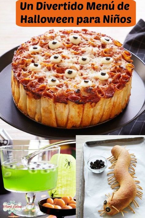 Food Ideas Cute, Halloween Recipes Easy, Halloween Food For Kids, Easy Halloween Food Ideas, Cute Halloween Food, Halloween Pasta, Step By Step Recipes, Spooky Dinner, Halloween Food Ideas