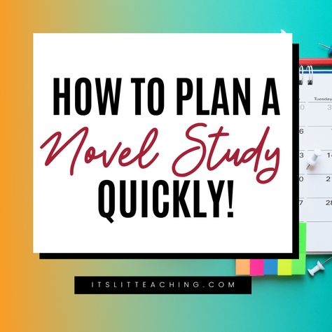 Are you avoiding creating a plan for your next novel study? Not sure how to fit in everything that you and your students need to do? This blog post breaks down how to map out a full novel study unit in under an hour! Click to save yourself time and plan that book study right now! #itslitteaching #novelstudy #highschoolenglish #secondaryela How To Do A Novel Study, Study Guide Template, Novel Study Activities, Novel Study Units, Peer Editing, Tech Ideas, High School Ela, Book Creator, Reading Day