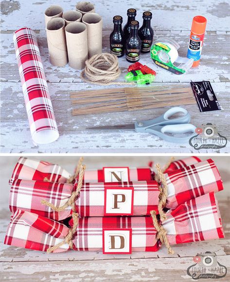 12 easy DIY bon bons for a festive feast | Mum's Grapevine Natal, Diy Christmas Crackers, Christmas To Do List, Homemade Crackers, Tartan Christmas, Christmas Favors, Homemade Christmas Cards, Christmas Projects Diy, Christmas Crackers