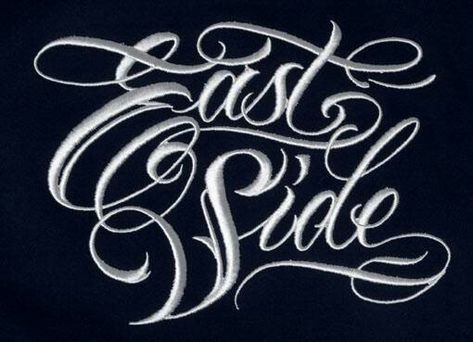 East Side Tattoo, Tattoo Lettering Alphabet, Simple Tattoos For Women, Fancy Writing, Lettering Styles Alphabet, Tattoo Lettering Design, Cool Tattoo Drawings, Chicano Art Tattoos, Tattoo Lettering Fonts