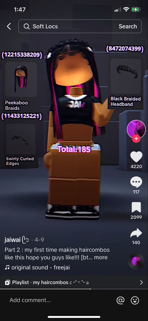 Roblox Bloxburg Black Hair Codes, Butterfly Locs Roblox Code, Bloxburg Edges Hair Code, Berry Avenue Codes Edges, Black Roblox Avatar Codes, Berry Avenue Edges Code, Head Less Roblox Avatar Code, Roblox Berry Avenue Codes Black Hair, Roblox Edges Code