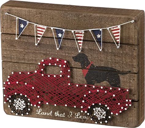 Happy Birthday America, Rv Decor, Primitives By Kathy, Americana Decor, Paper Embroidery, Craft Night, Star Spangled, Diy Signs, Embroidery Ideas