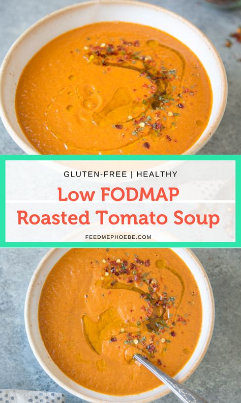 Gf Df Tomato Soup, Low Fodmap Tomato Soup, Fodmap Vegetable Soup, Low Fodmap Beverages, Low Fodmap Vegan Soup, Low Fodmap Soups Gluten Free, Low Fodmap Chili Recipe, Low Fodmap Meal Ideas, Ibs Soup Recipes