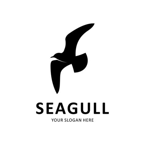 Seagull Logo, The Seagull, Vector Logo, Vector Art, Vector Free, For Free, Clip Art, ? Logo, Quick Saves