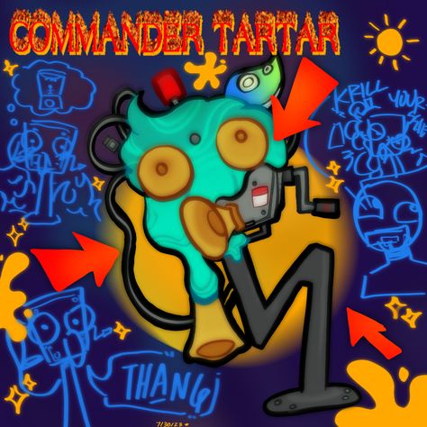 Commander Tartar Splatoon, Commander Tartar, Evil Robot, Phone Collection, Octo Expansion, Splatoon Memes, Objects Art, Ta Ta, Golden Egg