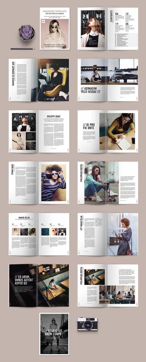 Indesign Layout Inspiration, Layout Editoriale, Magazine Page Design, Magazine Page Layouts, Design De Configuration, Design Booklet, Magazine Cover Layout, Indesign Layout, Newsletter Layout