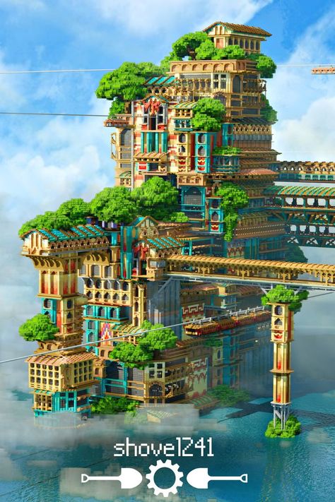 Download this build and more on my Patreon! #minecraft #minecraftbuild #minecraftbuilds #minecraftaesthetic #minecraftart #minecraftcity #minecraftaesthetic Minecraft Steampunk, Minecraft Structures, Piskel Art, Bangunan Minecraft, Minecraft Castle, Minecraft City, Minecraft Plans, Minecraft Construction, Minecraft Inspo