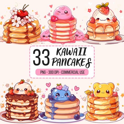 Kawaii, Kawaii Pancakes, Pancake Clipart, Pancake Png, Cartoon Pancakes, Pancakes Art, Pancake Drawing, Shoes Painting