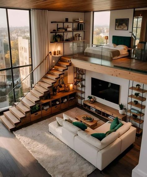 Luxurious Tiny Home, Loft House Design, Hello Future, Loft Interior Design, Tiny House Loft, Tiny House Inspiration, Loft Interiors, Loft House, Loft Design