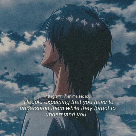 Anime Quotes on Instagram: “🥀 . Follow @anime.sadsoul For more 🥀 . . #animeedits #otaku #animes #exprolepage #animelover #animeworld #animefanart…” Anime Best Lines, Anime Thoughts Quotes, Anime Lines Quotes, Aot Anime Quotes, Maine Quotes, Quotes From Anime, Anime Quotes Deep, Anime Captions, Anime Thoughts