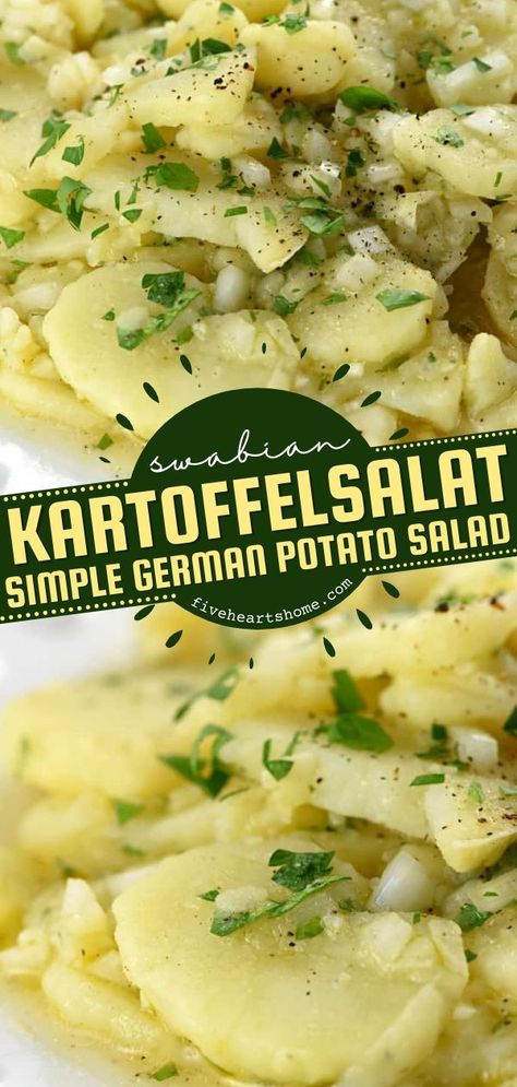 German Potato Recipes, Bavarian Potato Salad, German Salads, German Potato Salad Recipe, Great Salad Recipes, German Food Authentic, Oktoberfest Food, German Potato, German Potatoes