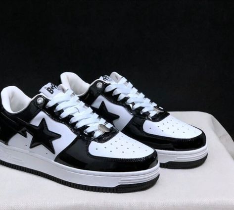 High Quality Bapesta Unisex Sneaker Shoes Bapesta Shoes Outfit, Best Shoes For Women, Bape Star, Bapesta Shoes, Bape Shoes, Shoes Popular, Bape Sneakers, Top Trending Shoes, Black And White Stars