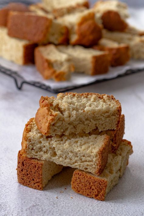 Buttermilk Rusks (Karringmelk Beskuit) Homemade Rusks Recipe, Buttermilk Rusks Recipes, Buttermilk Rusks Recipe South Africa, Rusks Recipe South Africa, South African Rusks, Karringmelk Beskuit, Cake Rusk Recipe, Rusks Recipe, Beskuit Resepte